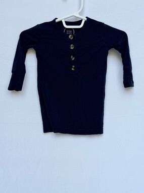 Lou Lou & Company Navy Long-Sleeve top 3-6 mth